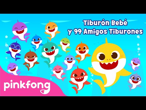 Tiburón Bebé y 99 Amigos Tiburones | @BabyShark_Spanish | Pinkfong Canciones Infantiles