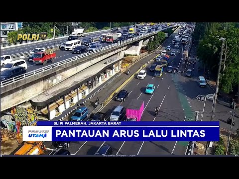 NTMC POLRI - PANTAUAN ARUS LALU LINTAS SORE 10/09/25