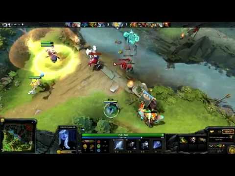 DOTA 2 - Drow Ranger Gameplay - Online 5 vs 5 Multiplayer