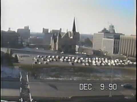 Ron Brandon tour of WGRD radio station and a short drive around Grand Rapids, December 1990.