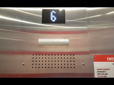 Modded Again! SHAKY Montgomery Traction Elevator at SFU Academic Quadrangle (Southwest) - Burnaby BC