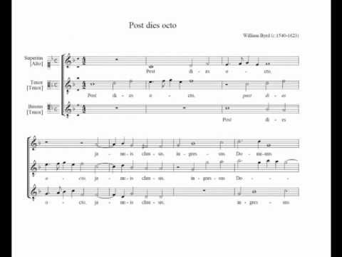 Byrd - Post dies octo [Gradualia I, vol. 3, 1610]