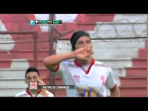 Gol de Toranzo  Huracán 2   Santamarina 0  Fecha 18  Torneo Primera B Nacional 2014  FPT