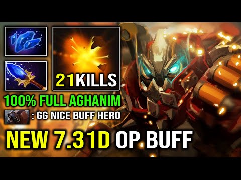 NEW 7.31d Clockwerk Super Buff Battery DPS 100% Full Aghanim 10K MMR Offlane Tanker Dota 2