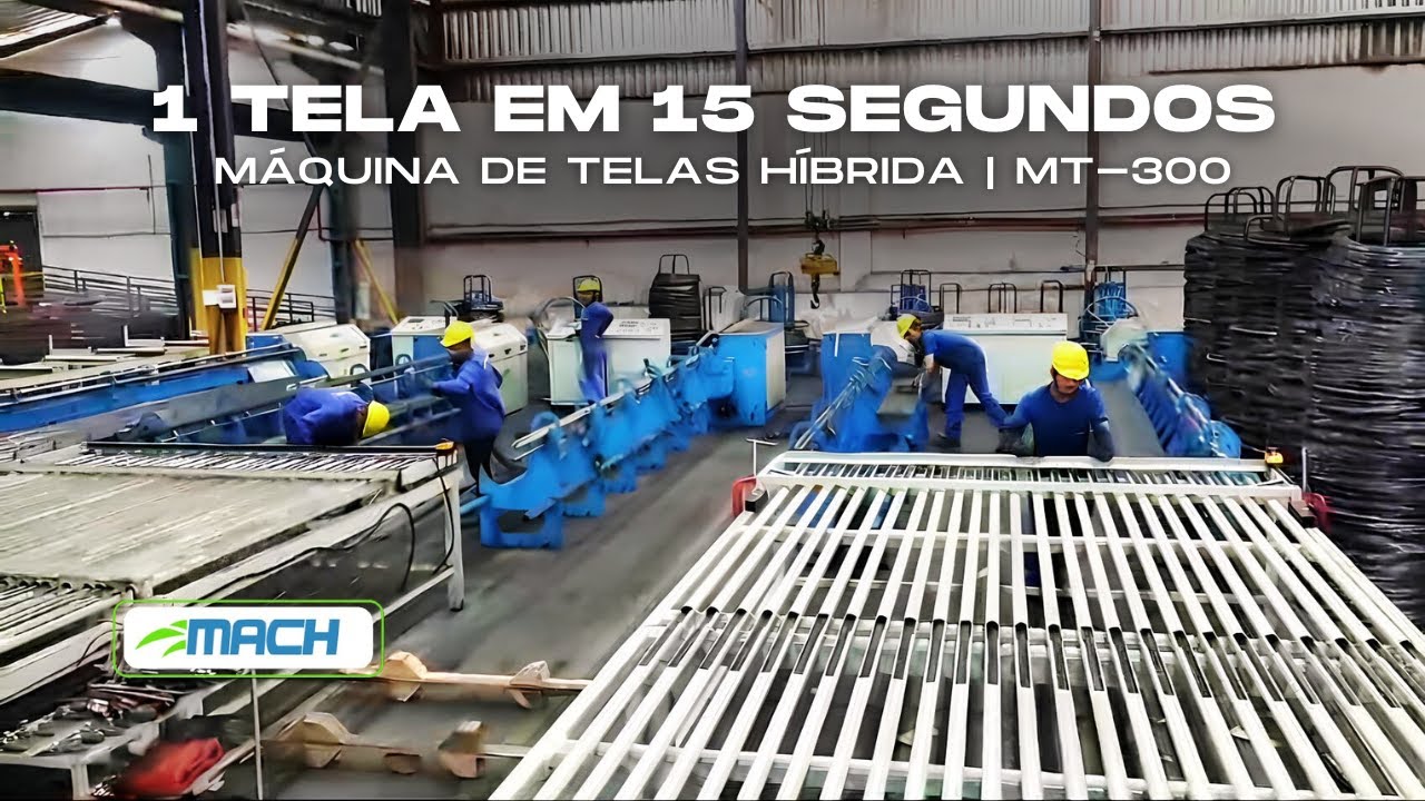 Máquina de Tela Pop Soldada | Automática | Instalação | Mach Máquinas
