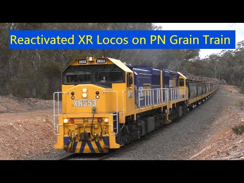 Reactivated XR Locos on Pacific National Grain Train - 24th Sept 2020