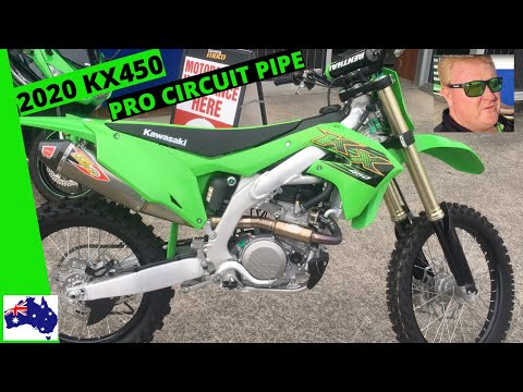 2020 KAWASAKI KX450 Fitted with a Pro Circuit Pipe