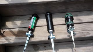 Rain Bird 32SA vs Orbit Voyager II vs Orbit H20-6 Sprinkler