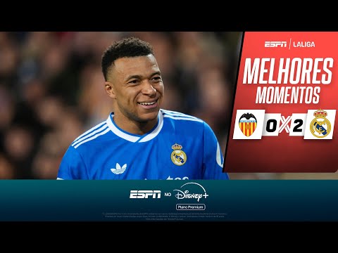 Gols e lances de Valencia x Real Madrid
