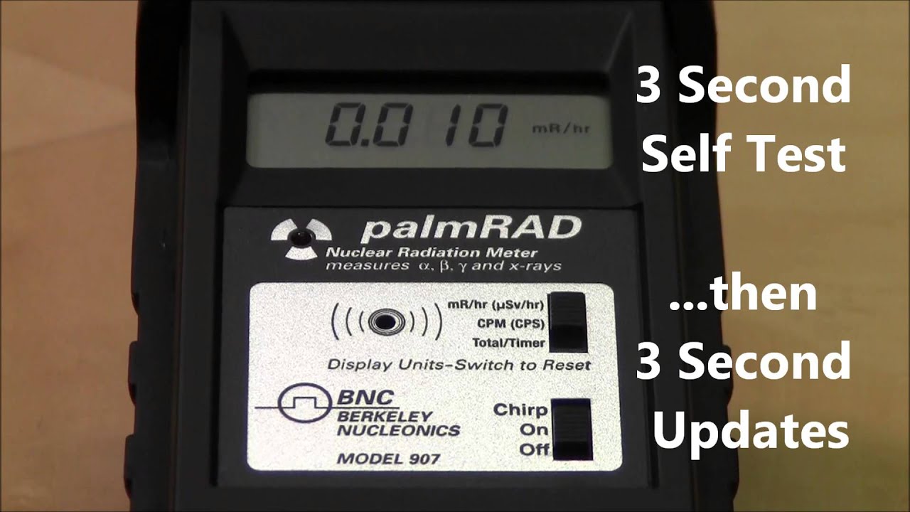 Model 907 palmRAD Radiation Detector - Berkeley Nucleonics