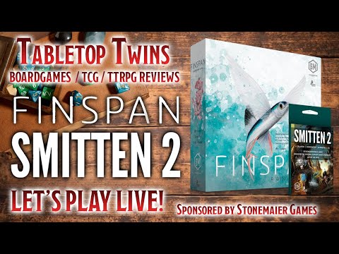 [TABLETOP TWINS] Finspan / Smitten 2 Stonemaier Games (Yuki & Yuna | Twin Vtubers)