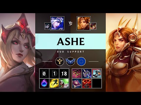 Ashe Support vs Leona - EUW Diamond Patch 25.S1.1