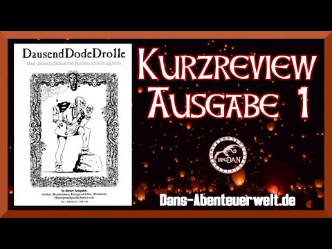 Midgard Fanzine Kurzreview: Ausgabe 1 DausenDodeDrolle-Magazin