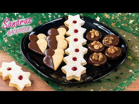 1 Teig 3 verschiedene Plätzchen - einfach und wie immer lecker