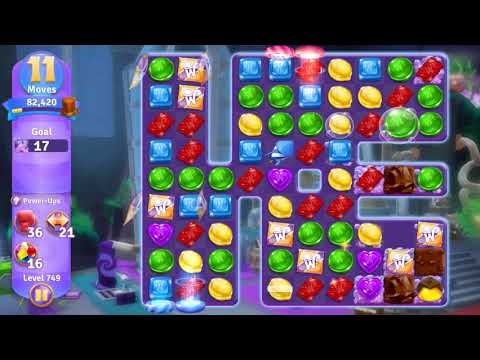 Wonka's World of Candy Level 749 NO BOOSTERS - A S GAMING ✔