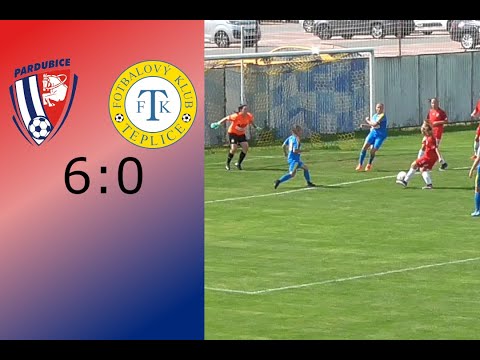 3. kolo doreostenek 2020/21 FK Pardubice - FK Teplice 6:0(2:0)