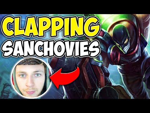 RANK 1 SINGED VS. SANCHOVIES GWEN! GIVING HIM A TASTE OF PROXY SINGED - League of Legends