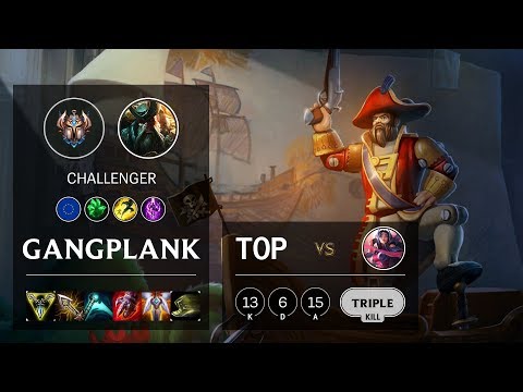Gangplank Top vs Irelia - EUW Challenger Patch 10.5