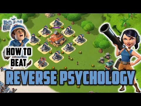 Boom Beach Reverse Psychology = How To