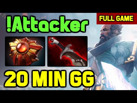 !Attacker BEST KUNKKA vs MID Monkey King - NO DEATH End game in 20 minutes