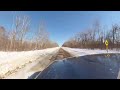 Video Thumbnail for Drive along the south border of Prince Albert National Park - Mar. 31, 2026