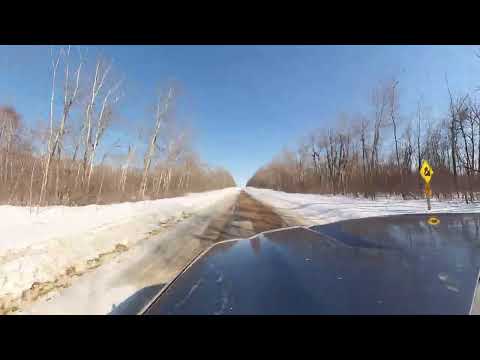 Drive along the south border of Prince Albert National Park - Mar. 31, 2026