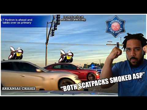 PERFECT CHASE | 2 STOLEN Charger Scatpack 392 F***S UP an ENTIRE Arkansas State Police TROOP!