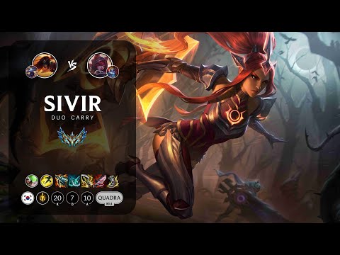 Sivir ADC vs Xayah - KR Challenger Patch 12.22