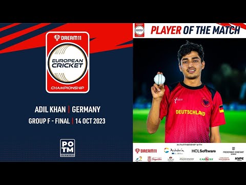 POTM: A.Khan - GER vs SCO-XI | Highlights | Dream11 ECC23 | 14 Oct 2023 | ECC23.084