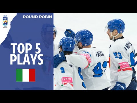 Хоккей Top 5 Plays from Day 5: Italy | 2024 #MensWorlds 1A