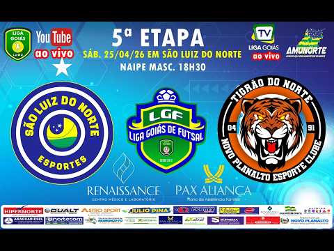 LIGA GOIÁS 2026 - SÃO LUIZ DO NORTE X NOVO PLANALTO EC - MASC
