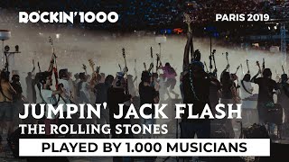 Jumpin' Jack Flash - The Rolling Stones, played by 1,000 musicians | Rockin'1000