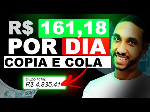 (R$161,18/DIA) A maneira mais PREGUIÇOSA de ganhar DINHEIRO na internet para iniciantes (GARANTIDO)