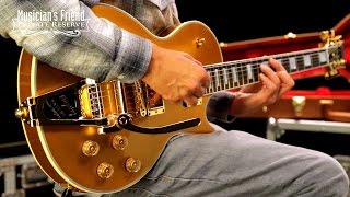 Video thumbnail for Gibson LP Fort Knox 2016 Limited Run Electric Guitar - Bullion Gold by Musician's Friend