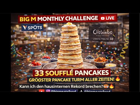 BigM XXL Pancakestower 😱😱🫃
