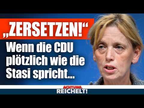 „Zersetzen!“ Wenn die CDU plötzlich wie die Stasi spricht | Achtung, Reichelt! vom 26.01.2026
