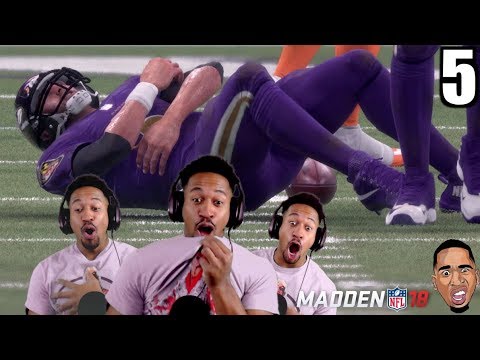 QB Flacco Out For Season!! Madden 18 Career Mode #5
