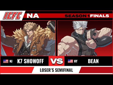 K7 Showoff (Leo) vs. Bean (Chipp) Loser's Semifinal - ICFC GGST NA Season 1 Finals