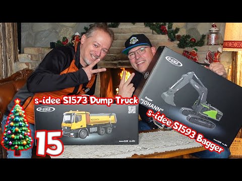2 Baumaschinen im Test. s-idee S1573 und S1593 im Weihnachts Countdown Tag 15
