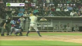 Boog Powell homers for the Biscuits