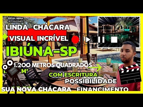 #  🧘‍♀️TL⁴ ] Paraíso de chácara 1.200 m² , 3 dormitório, piscina de alvenaria top  demais  ,800 mil