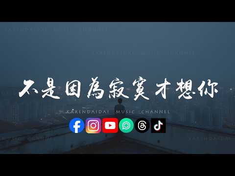 音乐的入门到改行 - 不是因为寂寞才想你「 只是因为想你才寂寞，当泪落下的时候，所有风景都沉默。」