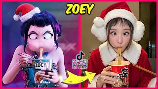 LAS GUERRERAS DEL K-POP versión TIK TOK 🤯🎶+Adivina la VOZ de LAS GUERRERAS K-POP💜Rumi🔥Saja Boys