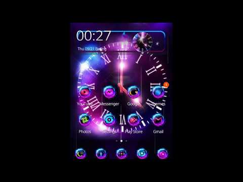Neon Time Theme & Lock Screen Video