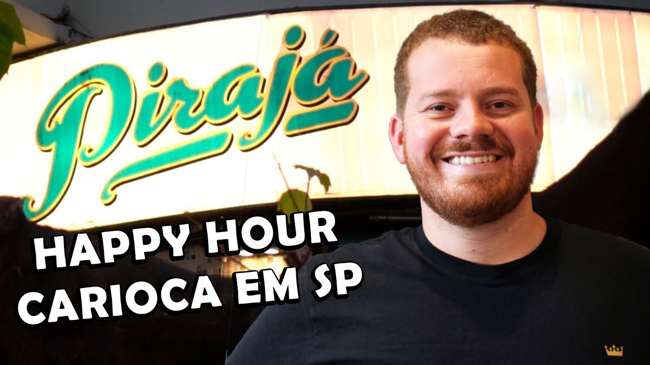 TRADICIONAL BAR NA FARIA LIMA! PIRAJÁ BAR | HAPPY HOUR E CHOPP GELADO