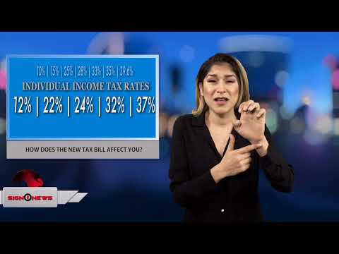 How does the new tax bill affect you? (ASL - Sign1News - 12.16.17)
