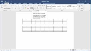 How to Split and Merge Tables in Word 2016