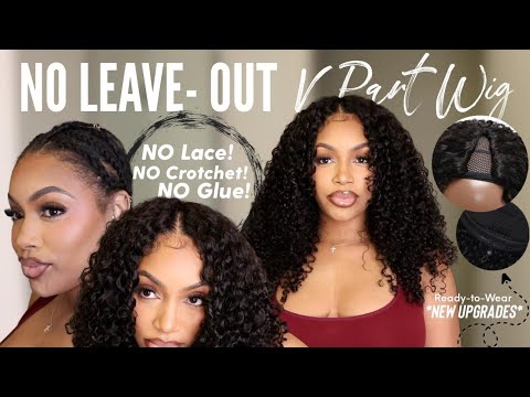 MUST HAVE!  NEW Upgraded EasiContour V- Part Wig Install (NO LEAVEOUT) |BEGINNER FRIENDLY