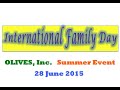 Summer Event 2015: International Family Day 