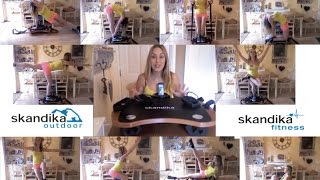 Skandika Fitness Home Vibration Plate 300 With Tracy Kiss